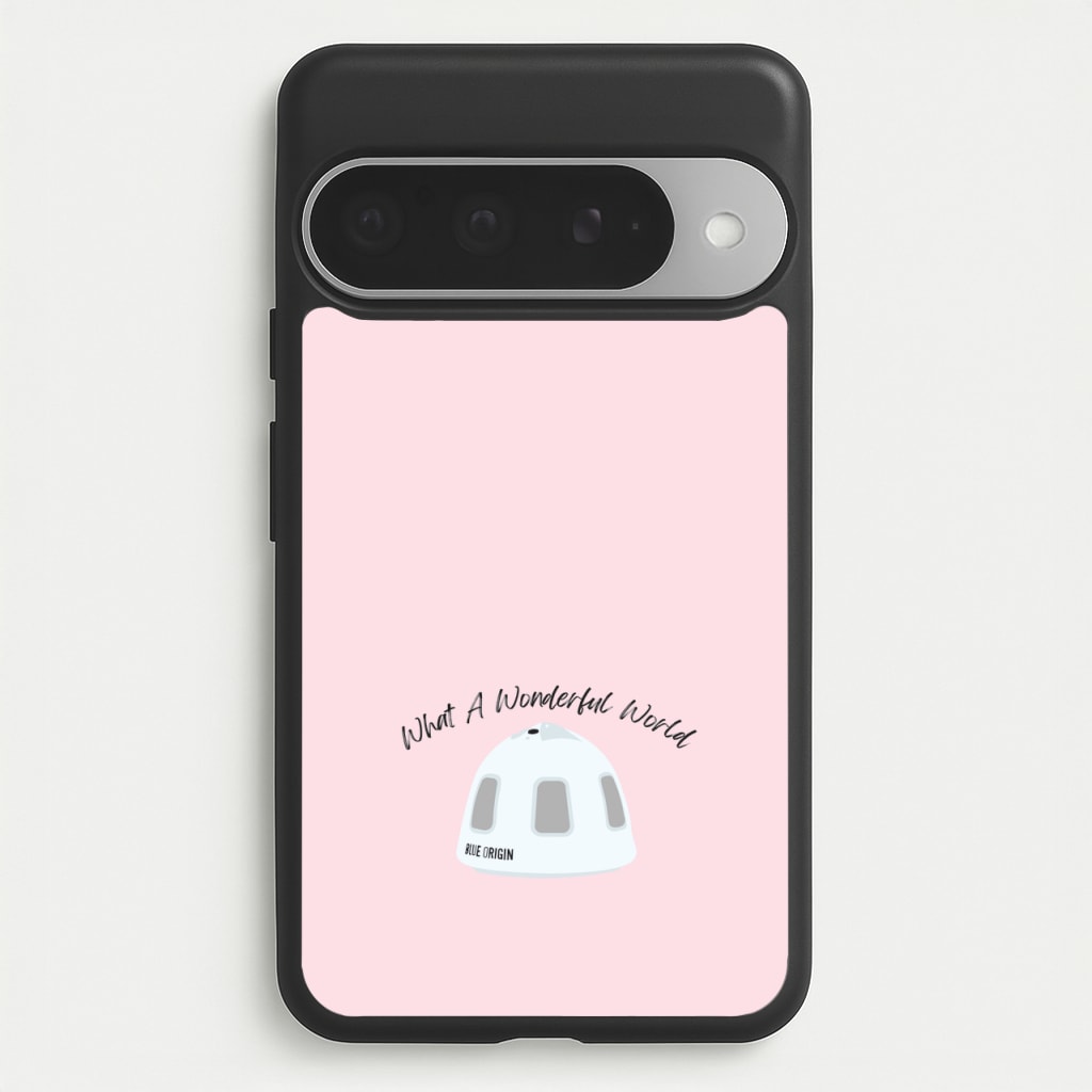What A Wonderful World Space Launch Phone Case for Google Pixel 10 Pro XL