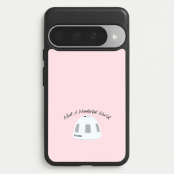 What A Wonderful World Space Launch Phone Case for Google Pixel 10 Pro XL