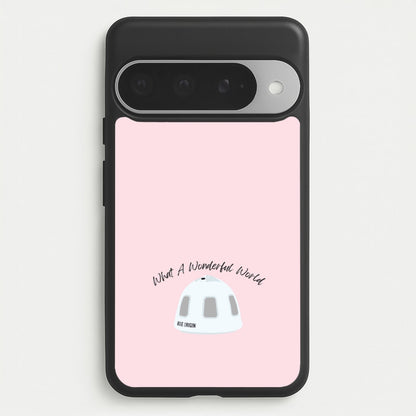 What A Wonderful World Space Launch Phone Case for Google Pixel 10 Pro XL