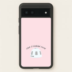 What A Wonderful World Space Launch  - Memes Phone Case for Google Pixel 7a
