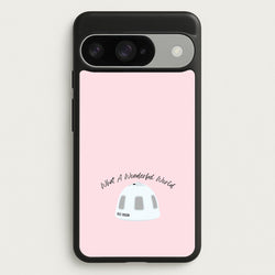 What A Wonderful World Space Launch Phone Case for Google Pixel 10 / 10 Pro