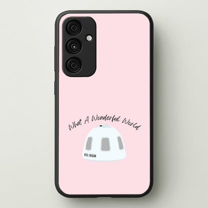 What A Wonderful World Space Launch  - Memes Phone Case for Galaxy A55