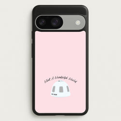 What A Wonderful World Space Launch  - Memes Phone Case for Google Pixel 9 / 9 Pro