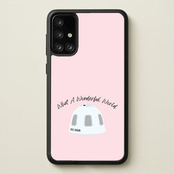 What A Wonderful World Space Launch  - Memes Phone Case for Galaxy A71