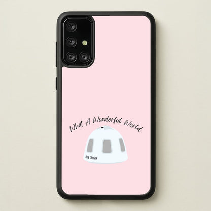 What A Wonderful World Space Launch  - Memes Phone Case for Galaxy A71
