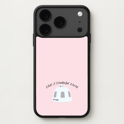 What A Wonderful World Space Launch Phone Case for iPhone 17 Pro
