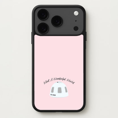What A Wonderful World Space Launch Phone Case for iPhone 17 Pro