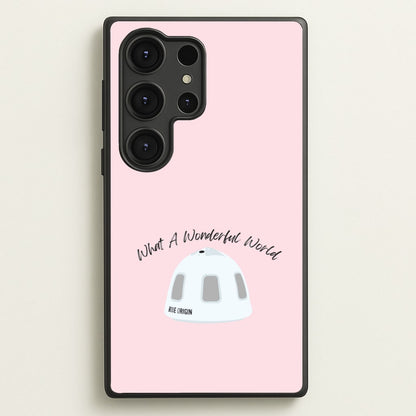 What A Wonderful World Space Launch  - Memes Phone Case for Galaxy S25 Ultra
