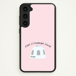 What A Wonderful World Space Launch  - Memes Phone Case for Galaxy S23