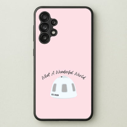 What A Wonderful World Space Launch  - Memes Phone Case for Galaxy A13