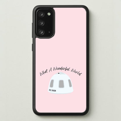 What A Wonderful World Space Launch  - Memes Phone Case for Galaxy Note 20