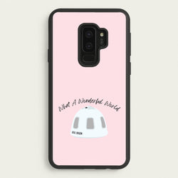 What A Wonderful World Space Launch  - Memes Phone Case for Galaxy S9 Plus