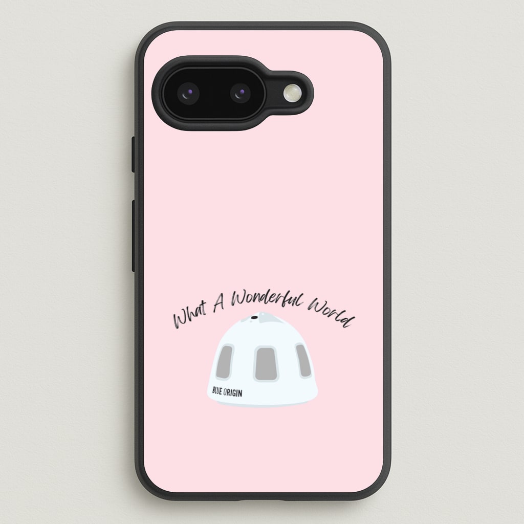 What A Wonderful World Space Launch  - Memes Phone Case for Google Pixel 9a