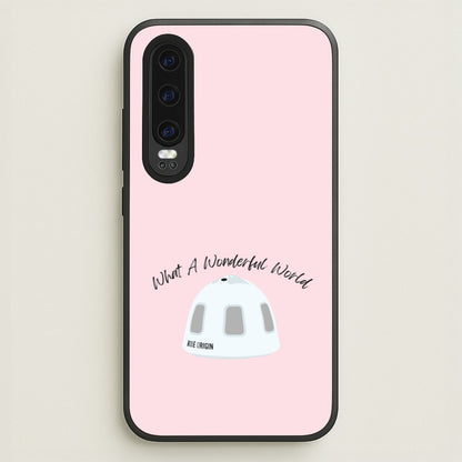 What A Wonderful World Space Launch  - Memes Phone Case for Huawei P30