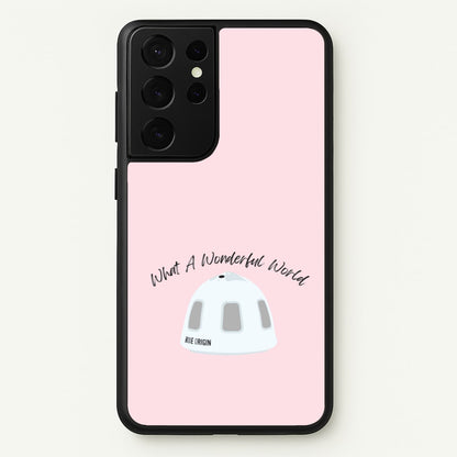 What A Wonderful World Space Launch  - Memes Phone Case for Galaxy S21 Ultra