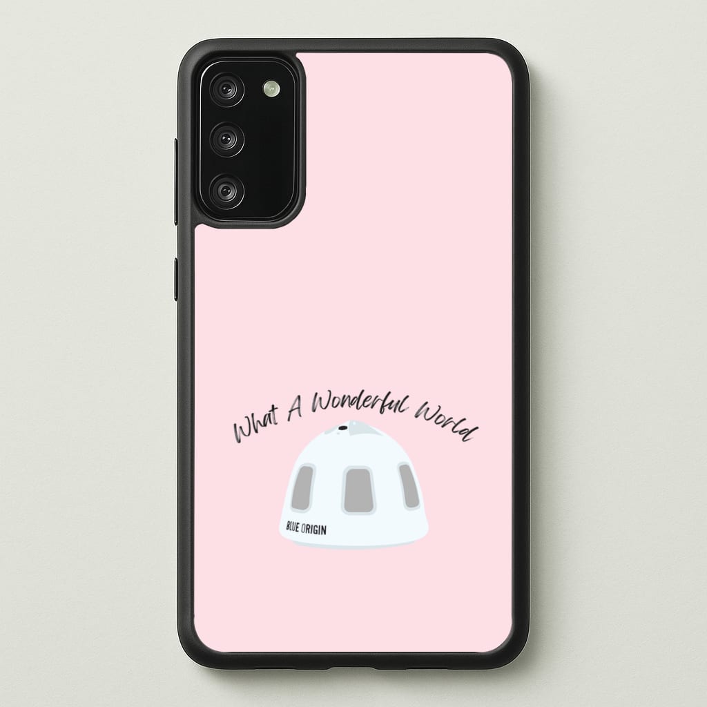 What A Wonderful World Space Launch  - Memes Phone Case for Galaxy A41