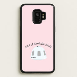 What A Wonderful World Space Launch  - Memes Phone Case for Galaxy S9
