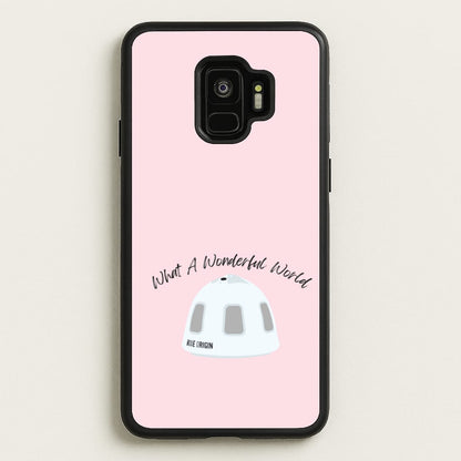 What A Wonderful World Space Launch  - Memes Phone Case for Galaxy S9