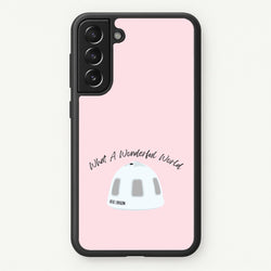 What A Wonderful World Space Launch  - Memes Phone Case for Galaxy S21FE