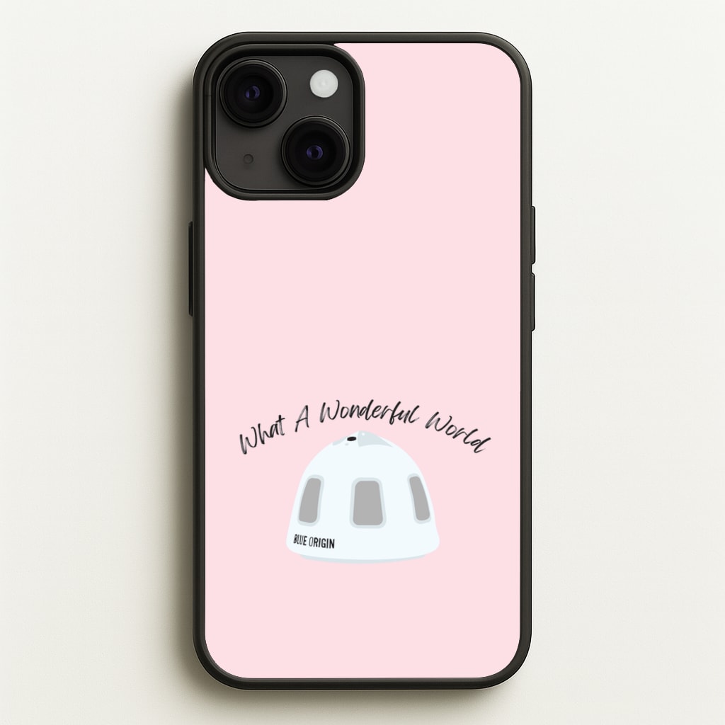 What A Wonderful World Space Launch  - Memes Phone Case for iPhone 13