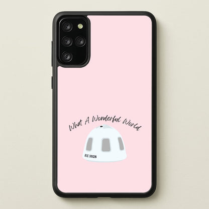 What A Wonderful World Space Launch  - Memes Phone Case for Galaxy S20 Plus