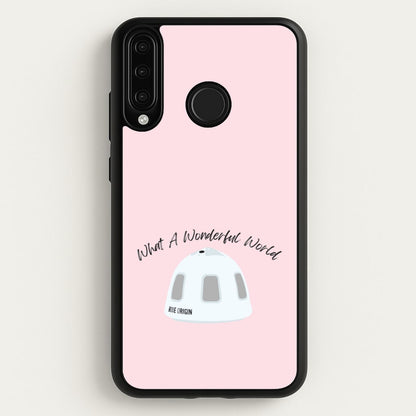 What A Wonderful World Space Launch  - Memes Phone Case for Huawei P30 Lite
