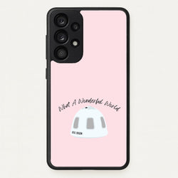 What A Wonderful World Space Launch  - Memes Phone Case for Galaxy A33