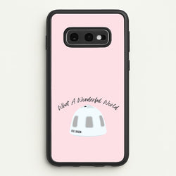 What A Wonderful World Space Launch  - Memes Phone Case for Galaxy S10e