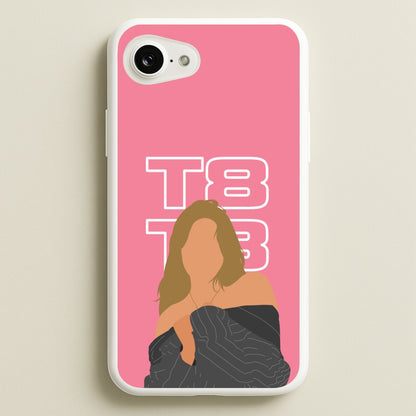 T8 Pink   - Tate Mcrae Phone Case for iPhone 16e