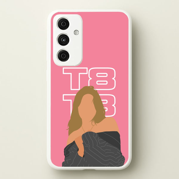 T8 Pink   - Tate Mcrae Phone Case for Galaxy A55