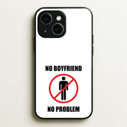 No Boyfriend No Problem  - Tate Mcrae Phone Case for iPhone 15