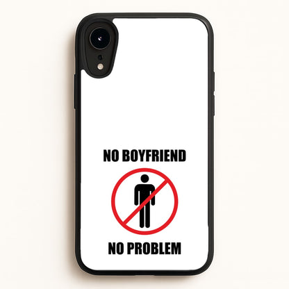 No Boyfriend No Problem  - Tate Mcrae Phone Case for iPhone XR