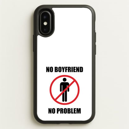 No Boyfriend No Problem  - Tate Mcrae Phone Case for iPhone X / XS
