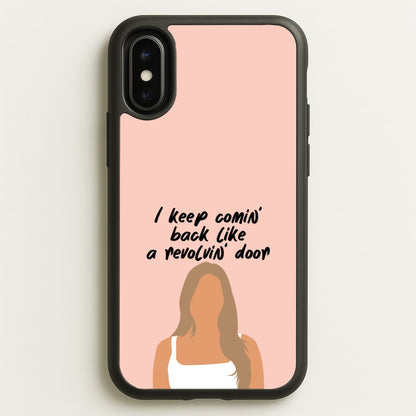 Revolving Door  - Tate Mcrae Phone Case for iPhone X / XS