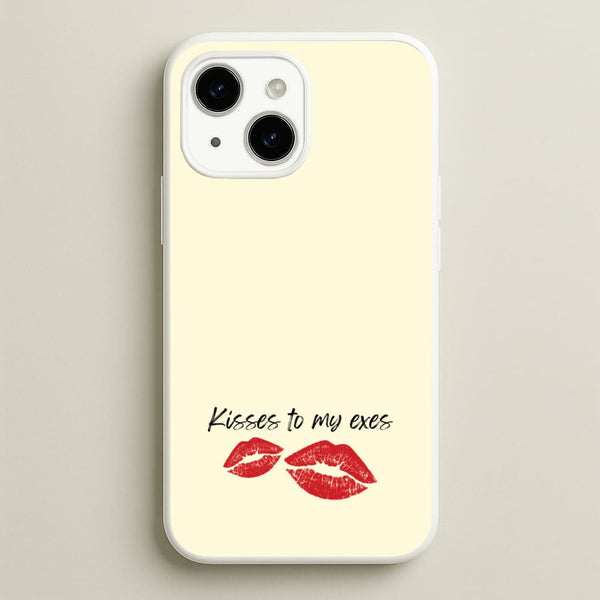 Kisses To My Exes  - Tate Mcrae Phone Case for iPhone 15