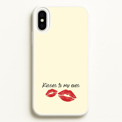 Kisses To My Exes  - Tate Mcrae Phone Case for iPhone XS Max