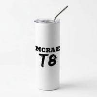 Pink T8 Sports Skinny Tumbler