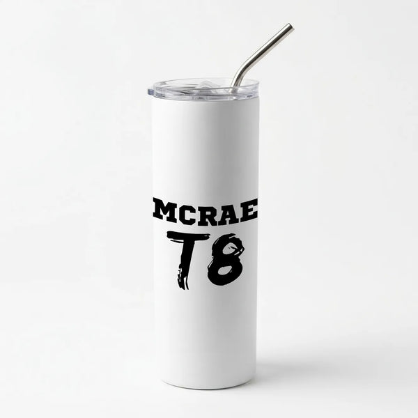 Pink T8 Sports Skinny Tumbler