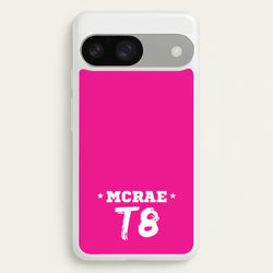 Pink T8 Sports  - Tate Mcrae Phone Case for Google Pixel 9 / 9 Pro