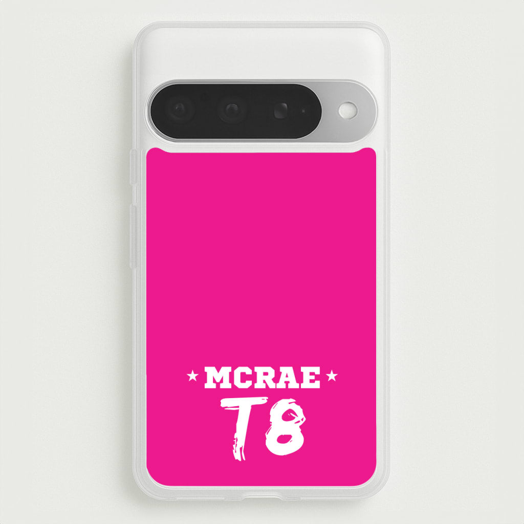 Pink T8 Sports Phone Case for Google Pixel 10 Pro XL