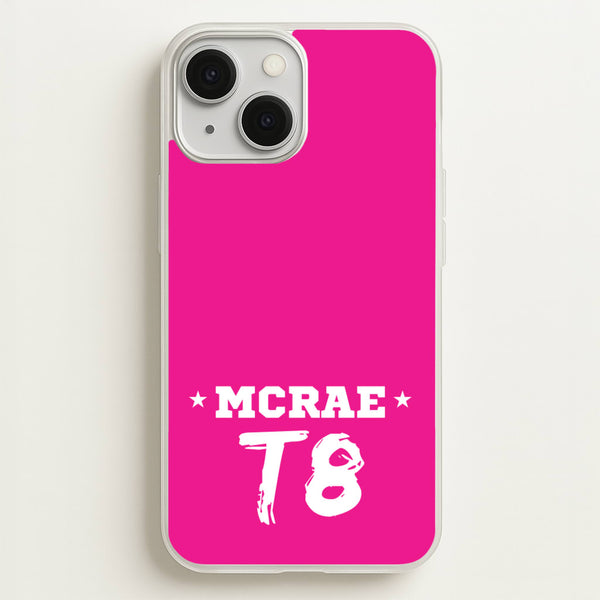 Pink T8 Sports  - Tate Mcrae Phone Case for iPhone 13 Mini