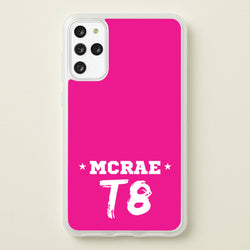 Pink T8 Sports  - Tate Mcrae Phone Case for Galaxy S20 Plus