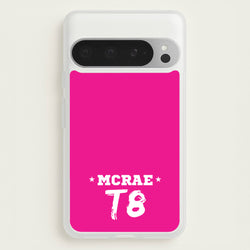 Pink T8 Sports  - Tate Mcrae Phone Case for Google Pixel 9 Pro XL