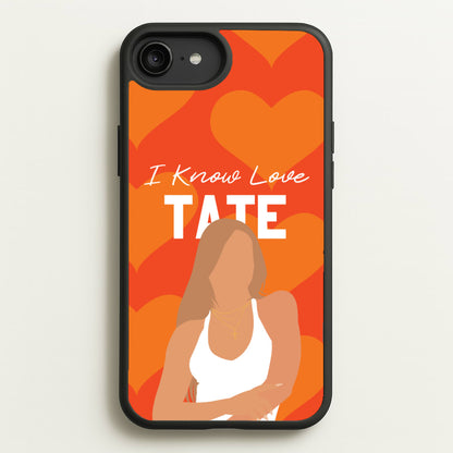 I Know Love Pattern  - Tate Mcrae Phone Case for iPhone 6 Plus / 7 Plus / 8 Plus