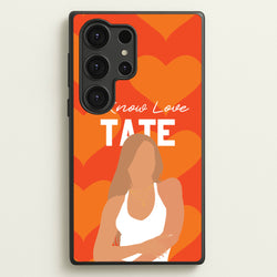 I Know Love Pattern  - Tate Mcrae Phone Case for Galaxy S25 Ultra