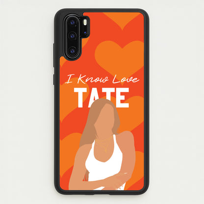 I Know Love Pattern  - Tate Mcrae Phone Case for Huawei P30 Pro