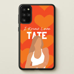 I Know Love Pattern  - Tate Mcrae Phone Case for Galaxy S20 Plus