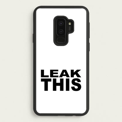 Leak This  - Tate Mcrae Phone Case for Galaxy S9 Plus