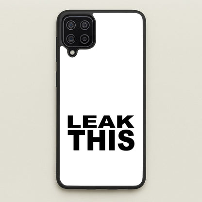 Leak This  - Tate Mcrae Phone Case for Galaxy A12