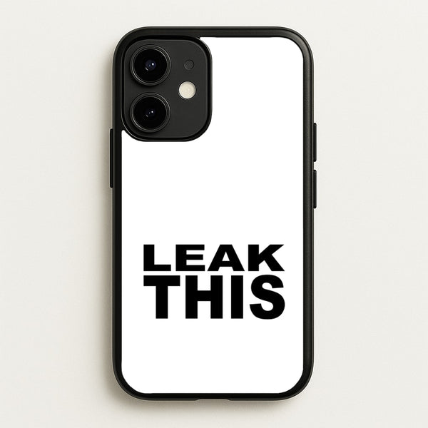 Leak This  - Tate Mcrae Phone Case for iPhone 12 Mini